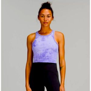 NWT Ebb to the street RB crop tank* Marble dye
